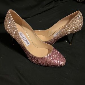 Glitter Ombré Jimmy Choo High Heels